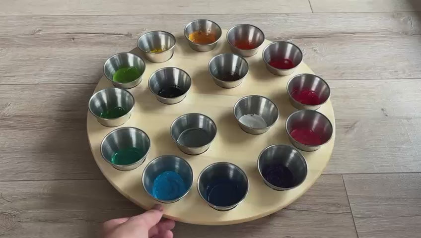 Mesa Paleta - Ruleta Cromática insipirada en Arno Stern